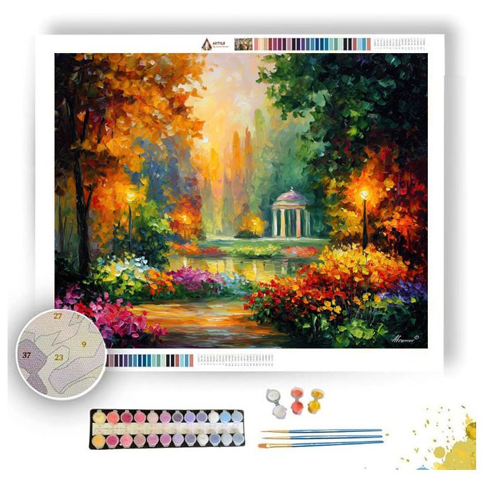 SUNSET DREAM GARDEN - Paint by Numbers Full Kit