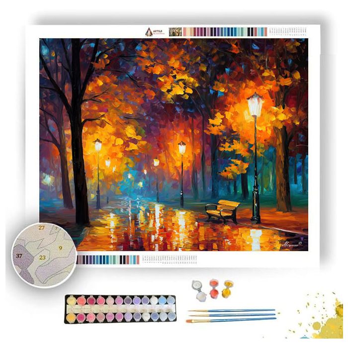 AUTUMN LIGHTS SERENADE - Paint by Numbers Full Kit