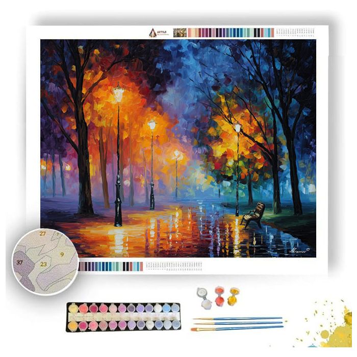 LANTERN GLOW PARK - Paint by Numbers Full Kit