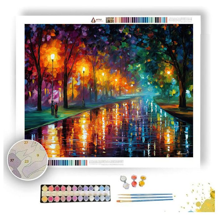 TWILIGHT REFLECTION WALK - Paint by Numbers Full Kit
