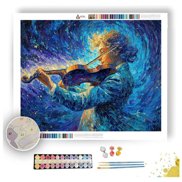 DREAM OF THE VIOLINIST - Paint by Numbers Full Kit
