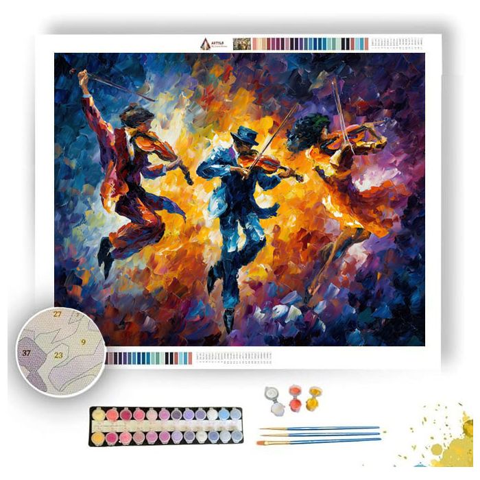 FLOATING MELODIES - Paint by Numbers Full Kit