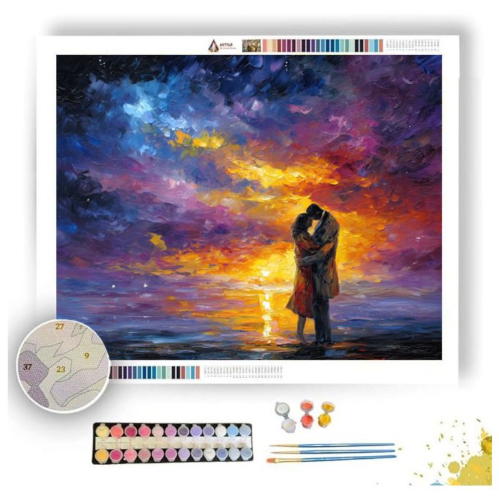 THE GOLDEN EMBRACE - Paint by Numbers Full Kit