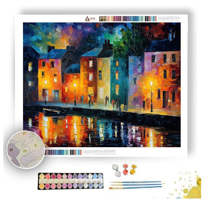 THE VILLAGE FESTIVAL - Paint by Numbers Full Kit