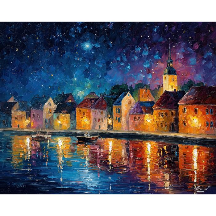 STARRY VILLAGE NIGHT