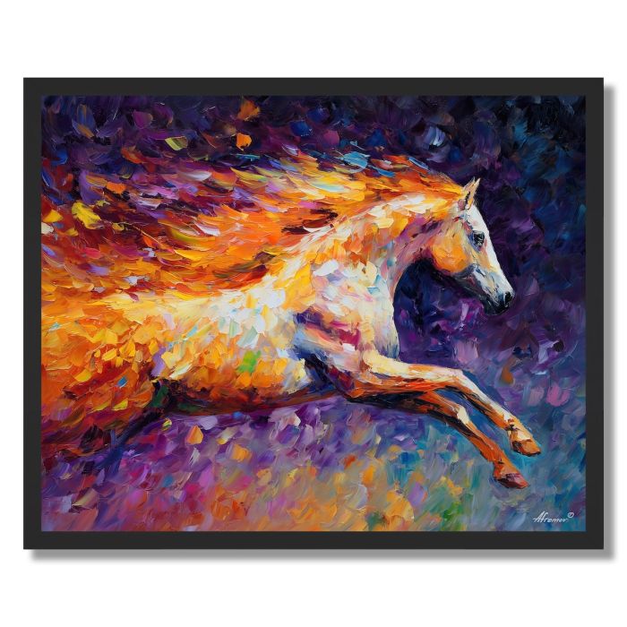 MYSTIC HORSE FLIGHT - FRAMED