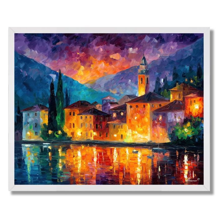 THE VILLAGE AT DAWN - FRAMED