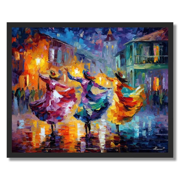 VILLAGE CARNIVAL - FRAMED