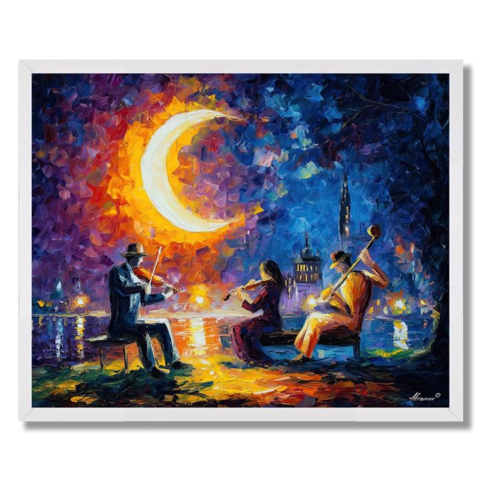 THE MOONS SERENADE - FRAMED