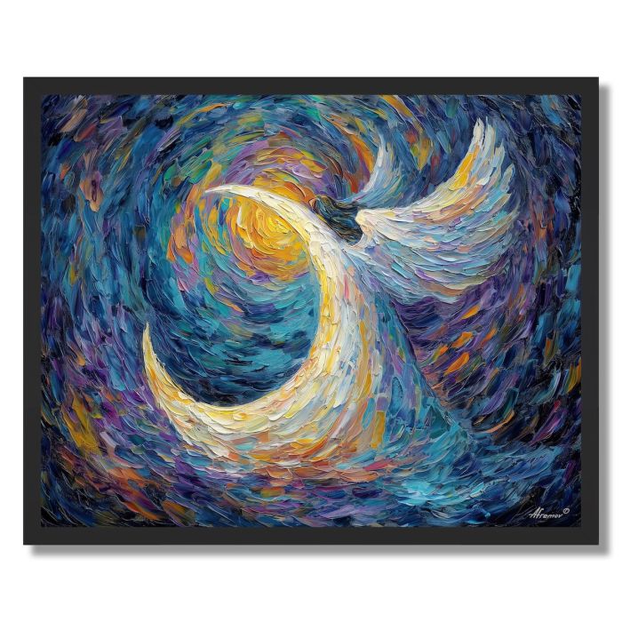ANGEL OF THE MOON - FRAMED