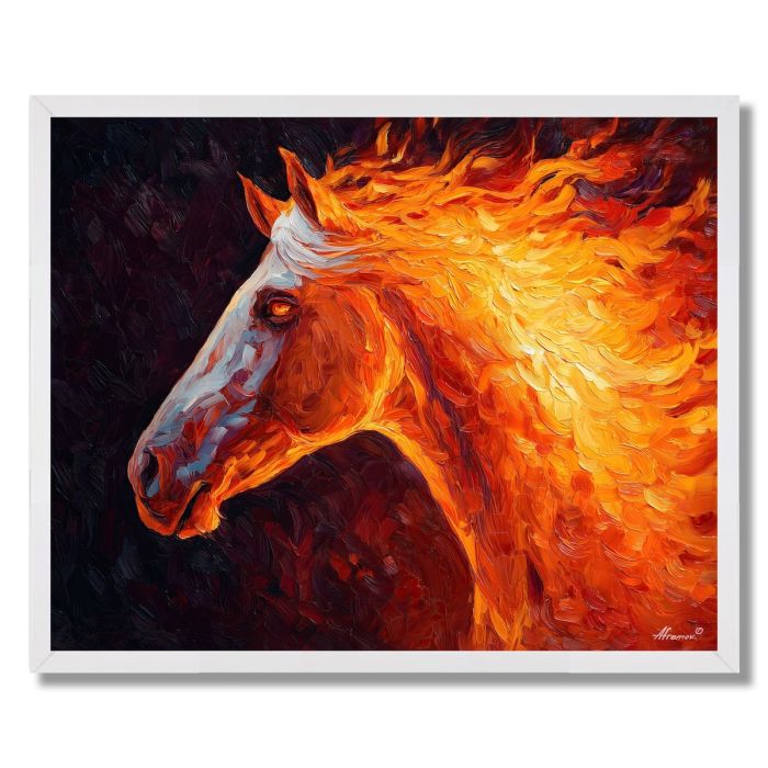 HORSE OF THE SUN - FRAMED