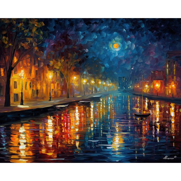 SILKEN RIVER AT NIGHT