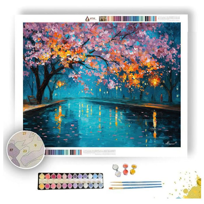 SPRING IN THE IMPERIAL GARDEN - Paint by Numbers Full Kit
