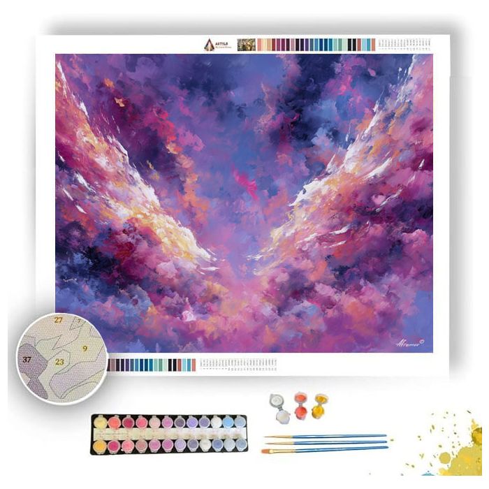 WINGS OF THE EVENING SKY - Paint by Numbers Full Kit