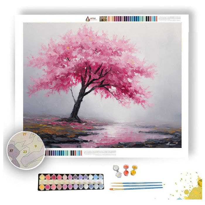 MORNING BLOSSOMS - Paint by Numbers Full Kit