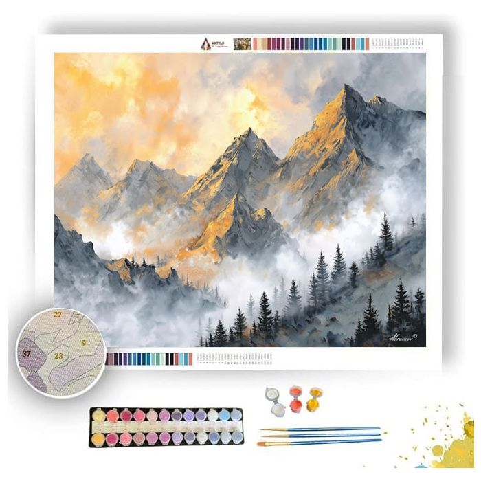 WHISPERS OF THE MOUNTAIN - Paint by Numbers Full Kit