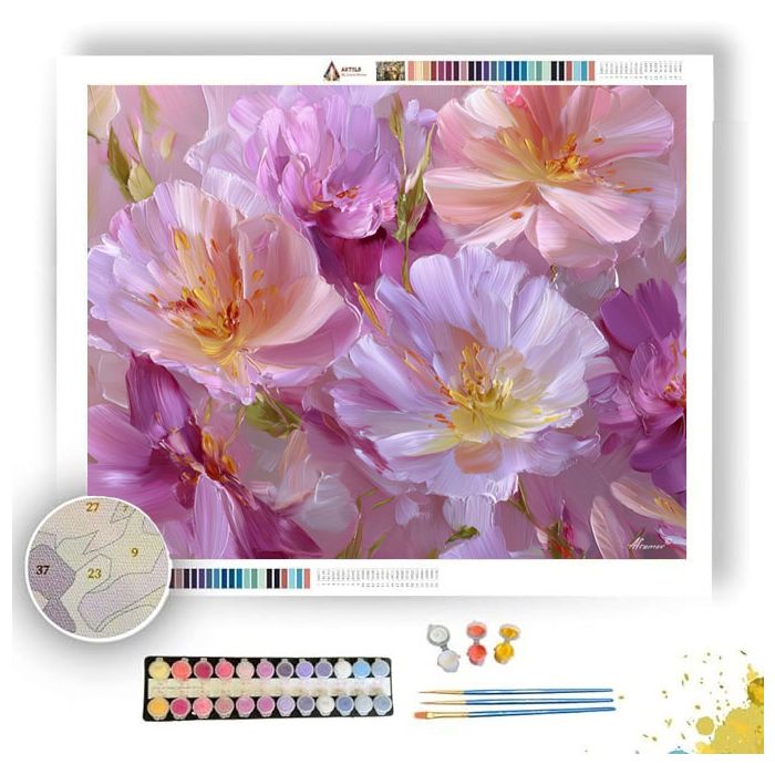 ETERNAL BLOSSOMS - Paint by Numbers Full Kit