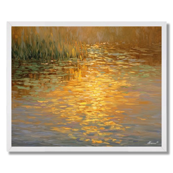 THE GOLDEN REFLECTION - FRAMED