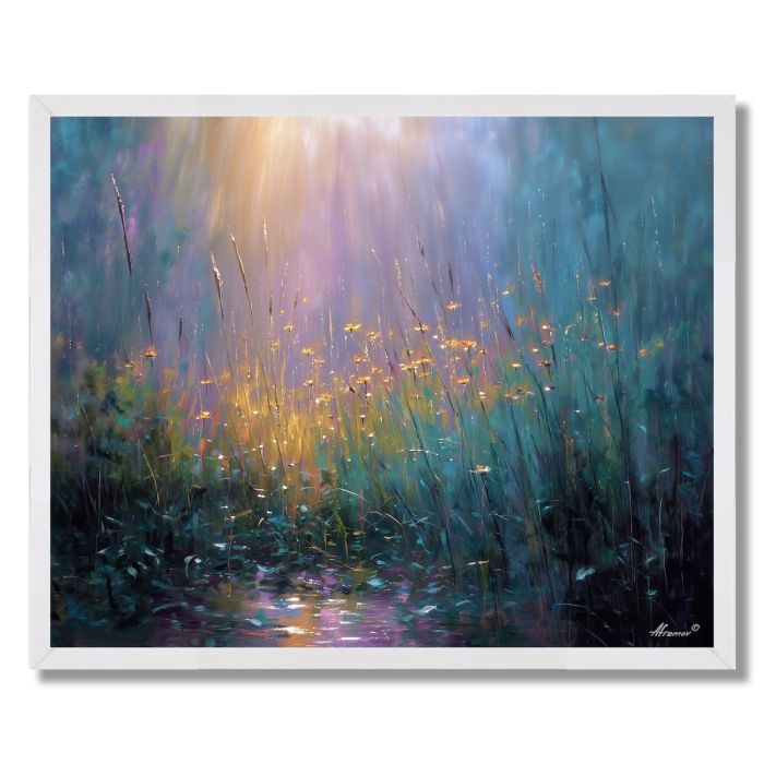 SUNLIGHT THROUGH RAIN - FRAMED