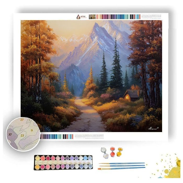 THE SHINING ROAD - Paint by Numbers Full Kit