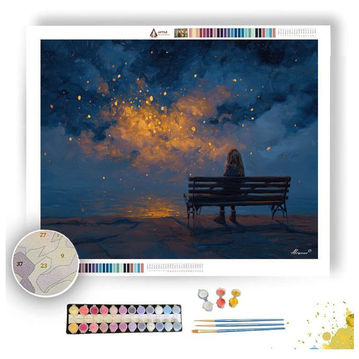 GOLDEN NIGHT SONG - Paint by Numbers Full Kit