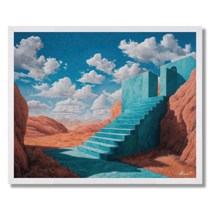 THE INFINITE STAIRWAY - FRAMED