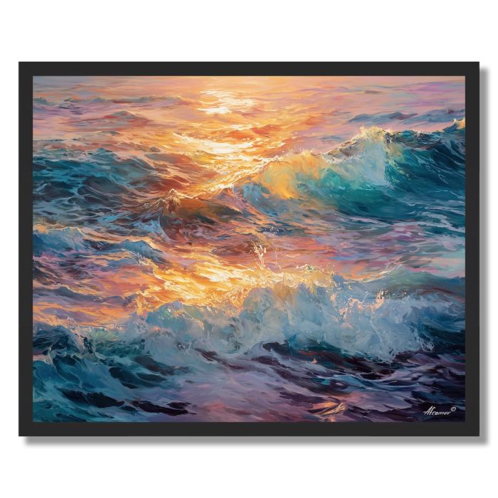 CRYSTAL SUNRISE - FRAMED