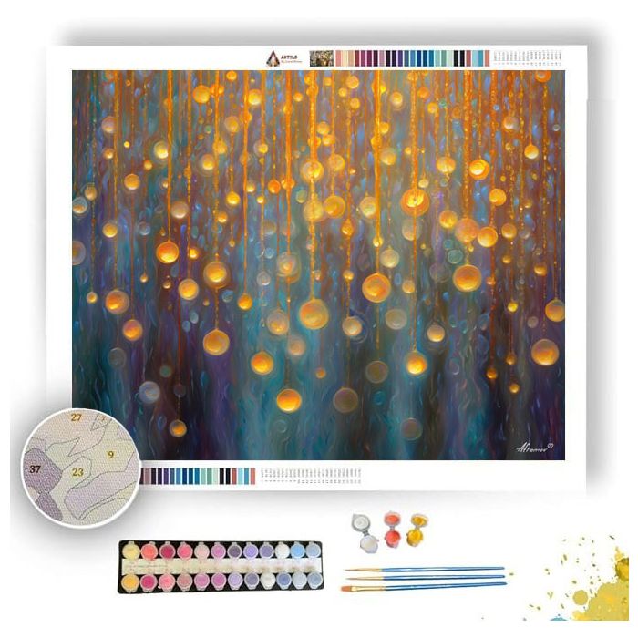 GOLDEN RAIN - Paint by Numbers Full Kit