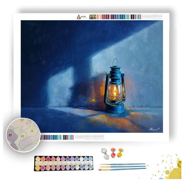 THE BLUE LANTERN - Paint by Numbers Full Kit