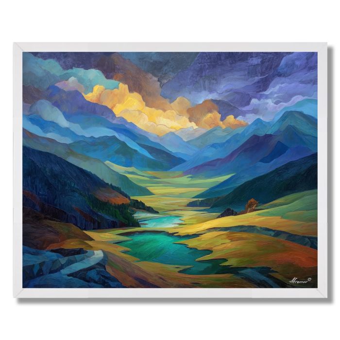 THE HIDDEN VALLEY - FRAMED