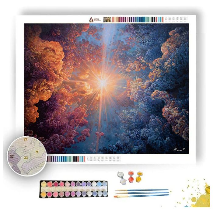 THE LIGHT BEYOND TIME - Paint by Numbers Full Kit