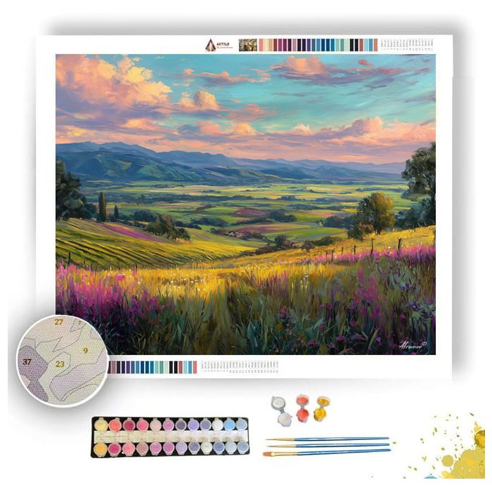 FIELDS OF JOY - Paint by Numbers Full Kit