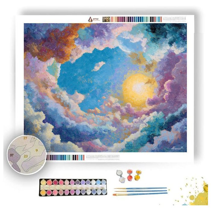 BEYOND THE CLOUDS - Paint by Numbers Full Kit