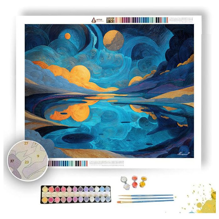 THE MIRROR OF DREAMS - Paint by Numbers Full Kit