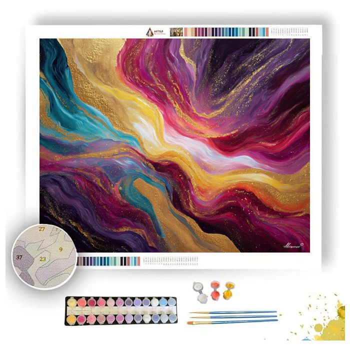 GOLDEN SYMPHONY - Paint by Numbers Full Kit