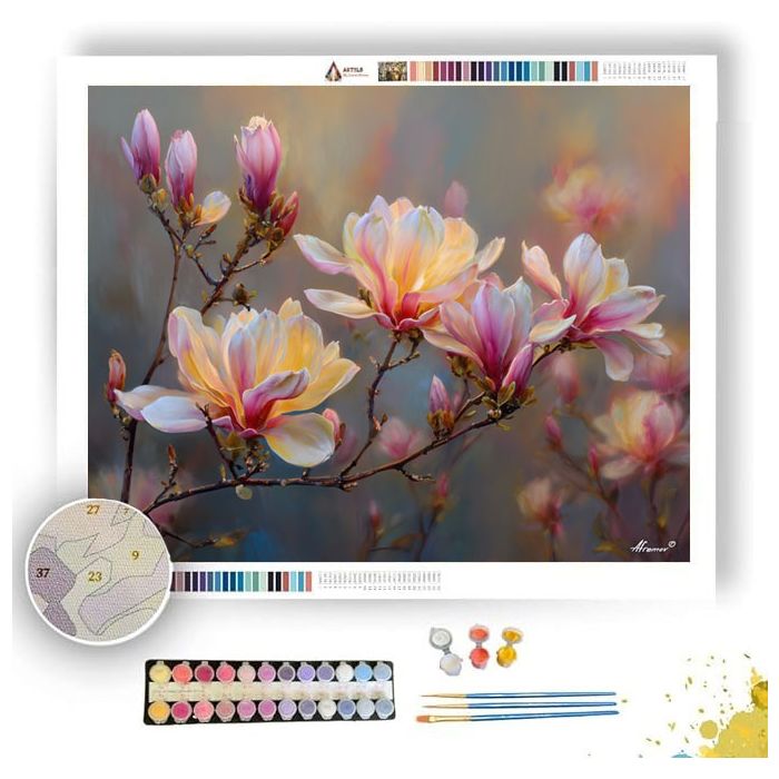 DAWN IN BLOOM - Paint by Numbers Full Kit