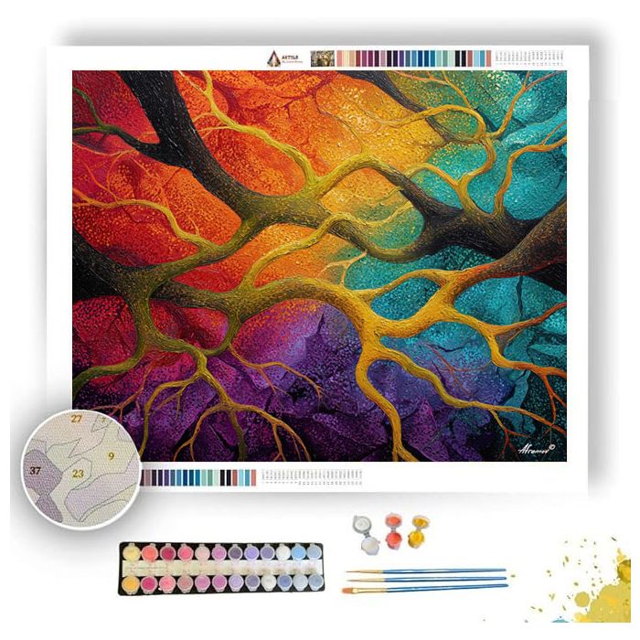 MYSTIC VEINS - Paint by Numbers Full Kit