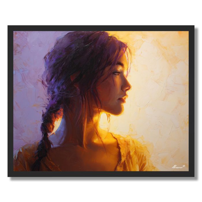 AMBER SHADOWS - FRAMED