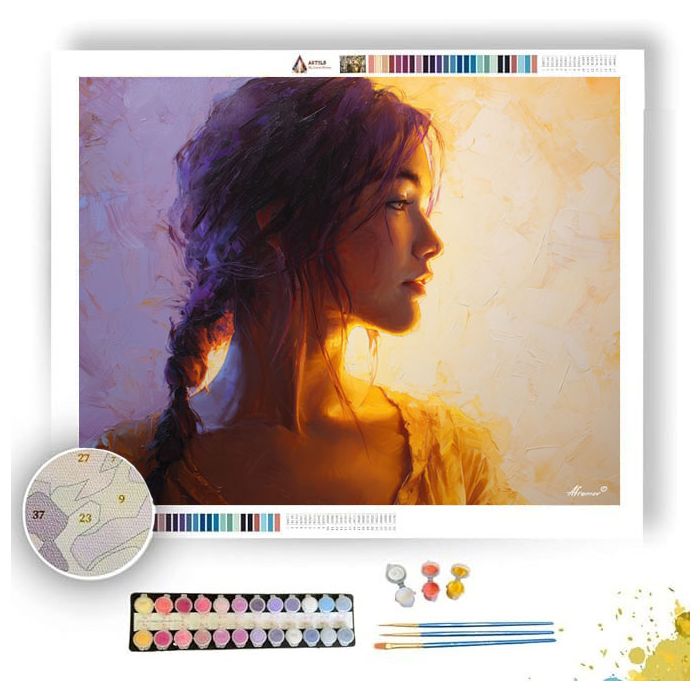 AMBER SHADOWS - Paint by Numbers Full Kit