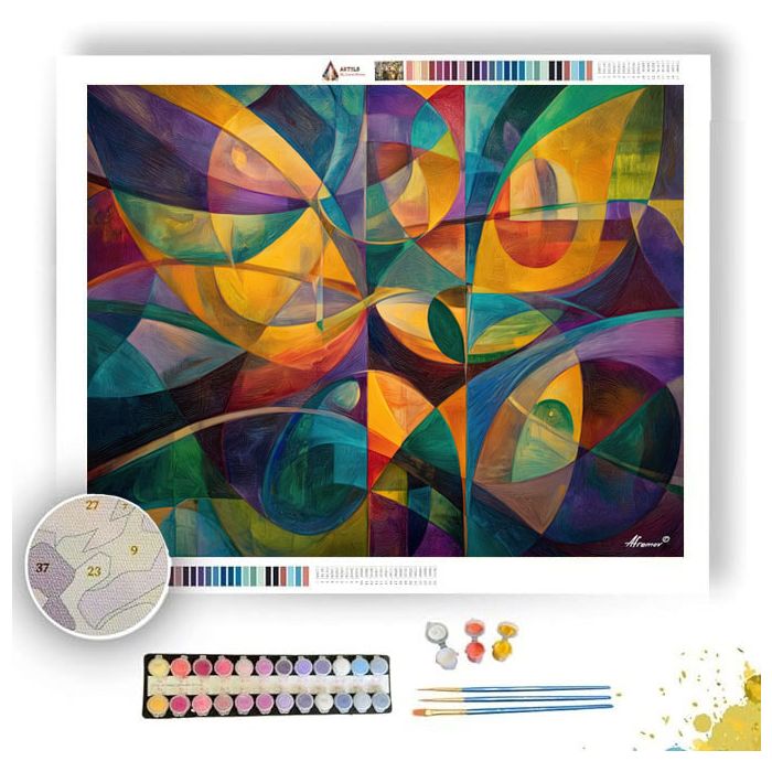 VIVID ILLUSION - Paint by Numbers Full Kit