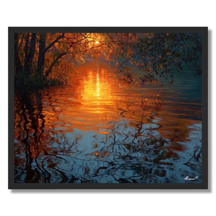 AMBER TWILIGHT - FRAMED