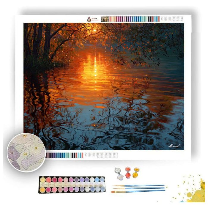 AMBER TWILIGHT - Paint by Numbers Full Kit