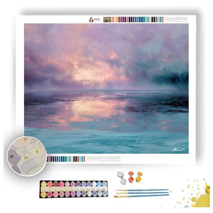 PEACEFUL MIRAGE - Paint by Numbers Full Kit