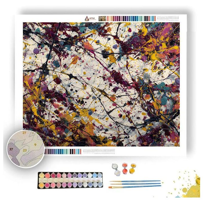 REFLECTED MOTION - Paint by Numbers Full Kit