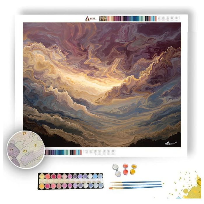 DREAM IN AMBER - Paint by Numbers Full Kit