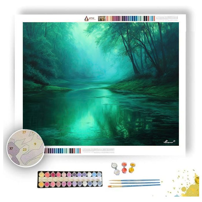 EMERALD SILENCE - Paint by Numbers Full Kit