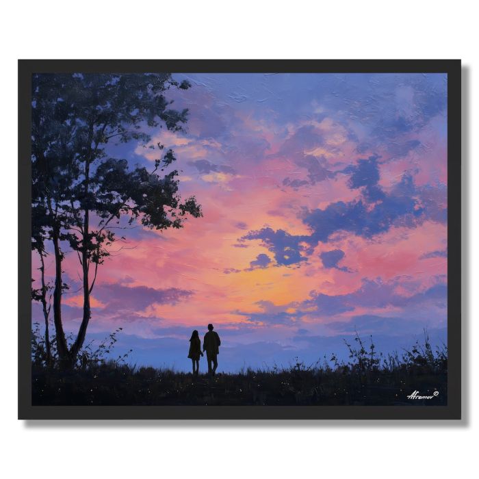 TWILIGHT EMBRACE - FRAMED