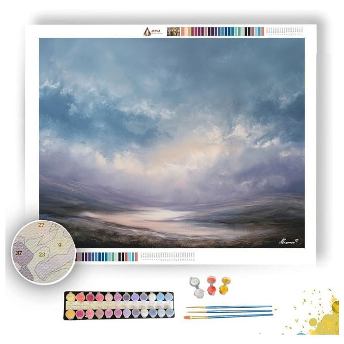 SILVER HORIZON - Paint by Numbers Full Kit