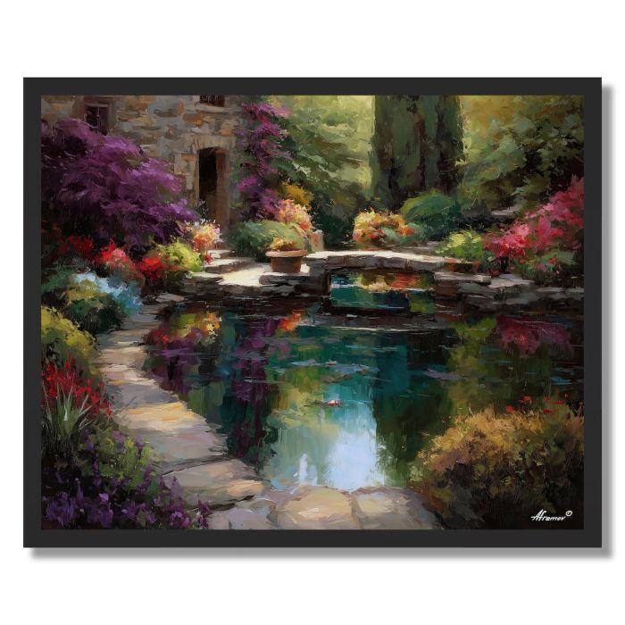 HIDDEN GARDEN - FRAMED