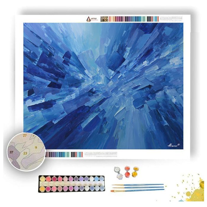 SAPPHIRE WINDS - Paint by Numbers Full Kit